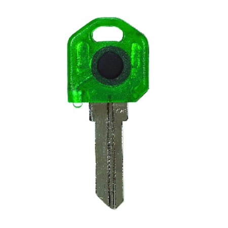 Keylights Giant Concepts LLC Keylights House Key Blank w/Flashlight Single For Kwikset KW1/Weiser WR3 and WR5 KW1GRE